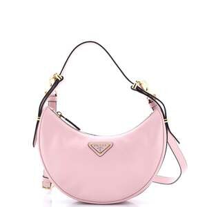 Prada Arque Half Moon Hobo Leather #200615P25B